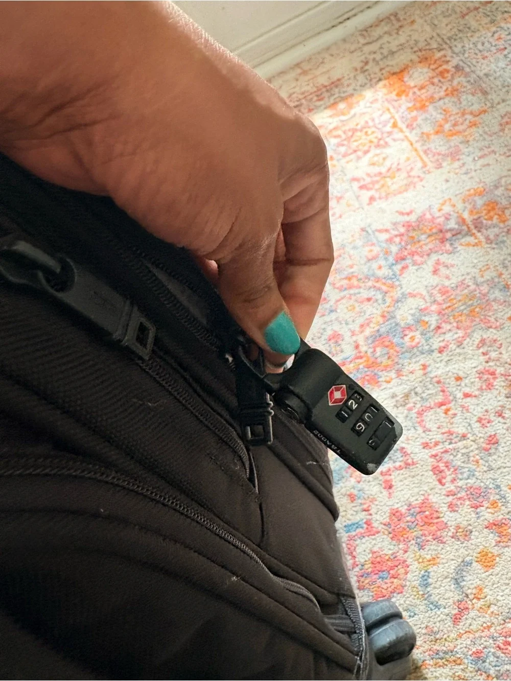 Tumi Black Rolling Briefcase